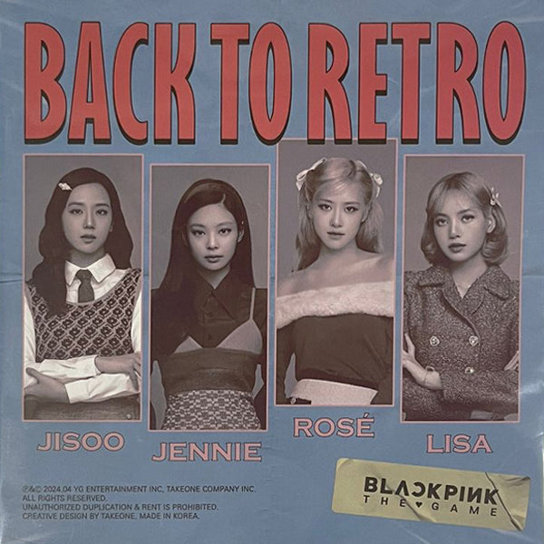 BLACKPINK - THE GAME PHOTOCARD COLLECTION BACK TO RETRO. Now available online music store in UAE